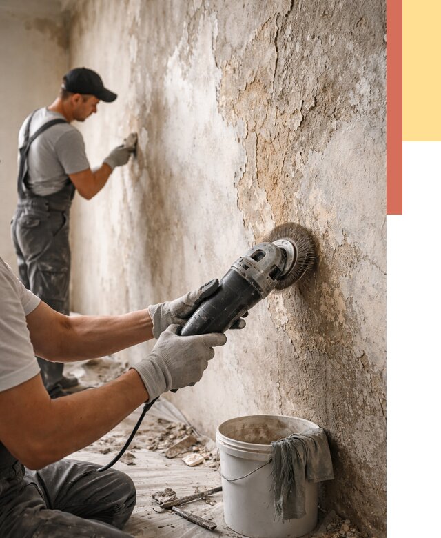 Снятие и удаление краски со стен в Саранске от 2213 руб. — ОТДЕЛОЧНИК-Срн