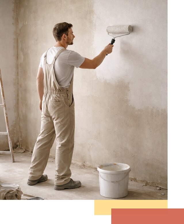 Грунтовка стен под отделку в Саранске профессиональным раствором