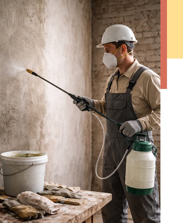 Антисептическая обработка стен в Саранске от 1264 руб. — быстро и недорого | ОТДЕЛОЧНИК-Срн