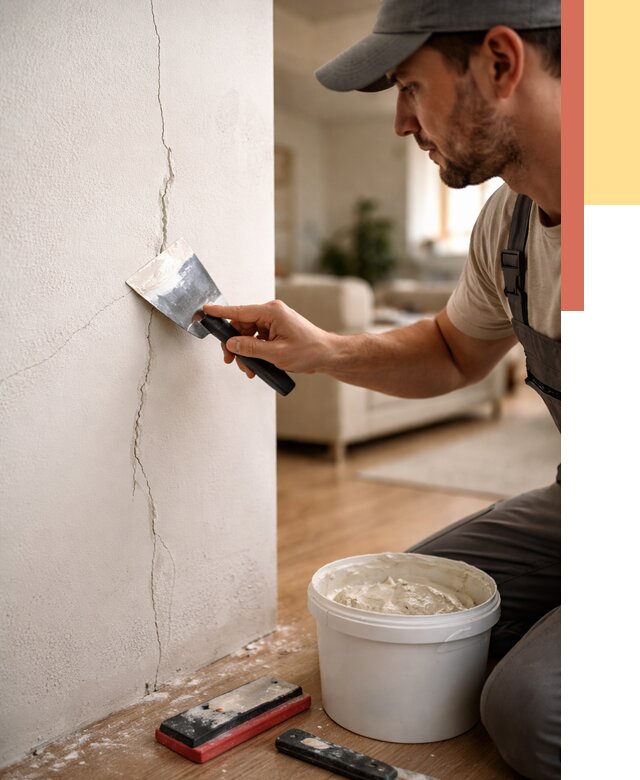 Заделка трещин и сколов в Саранске от 2581 руб. — быстро и недорого | ОТДЕЛОЧНИК-Срн