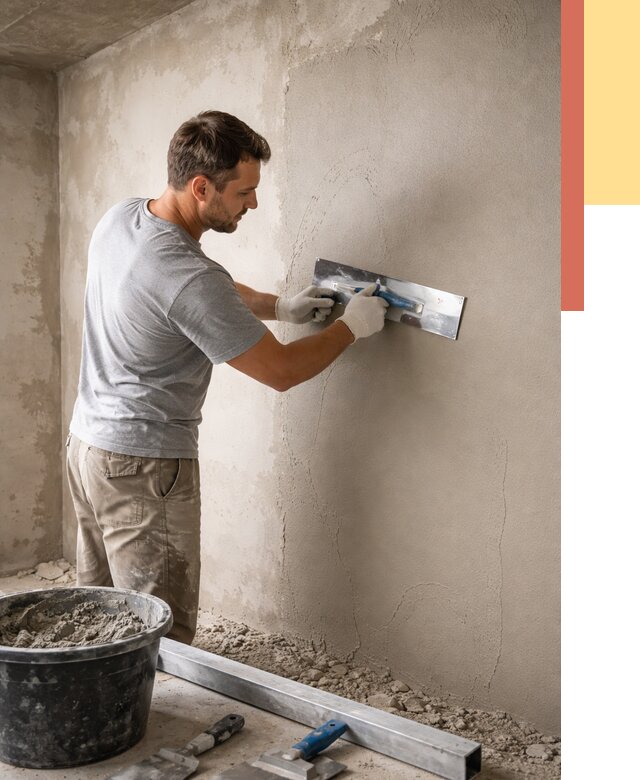 Штукатурка стен без маяков в Саранске от 7586 руб/м2 — услуги и цена | ОТДЕЛОЧНИК-Срн