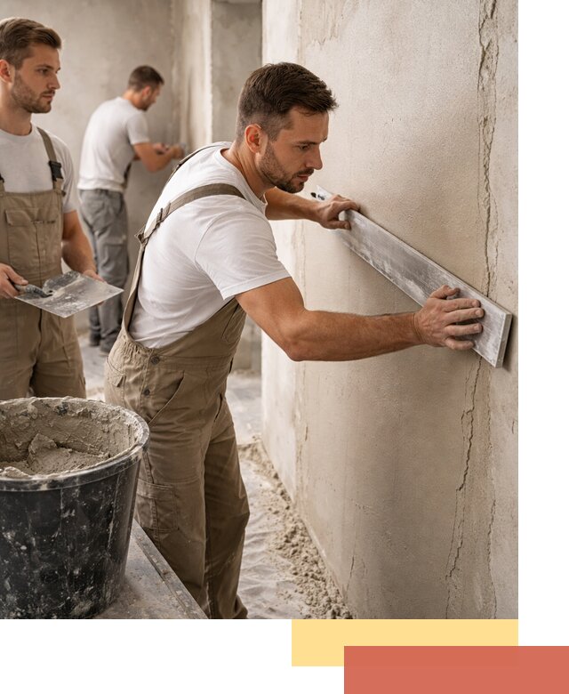 Штукатурка стен без маяков в Саранске быстро и качественно