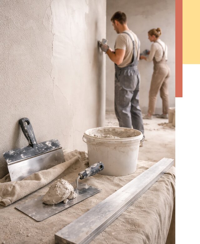 Штукатурка стен гипсовая в Саранске от 4741 руб/м2 — быстро и недорого | ОТДЕЛОЧНИК-Срн