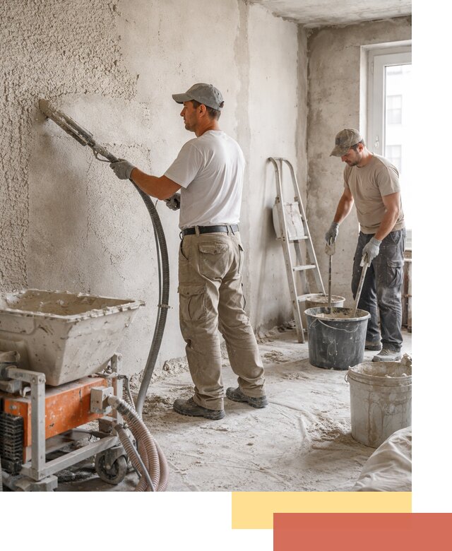 Машинная штукатурка стен в Саранске — быстро и качественно