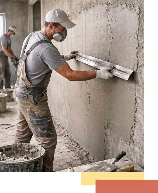 Штукатурка бетонных стен в Саранске качественно и долговечно