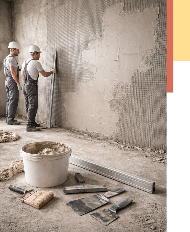 Штукатурка стен по сетке в Саранске от 5795 руб./м2 — быстро и недорого | ОТДЕЛОЧНИК-Срн