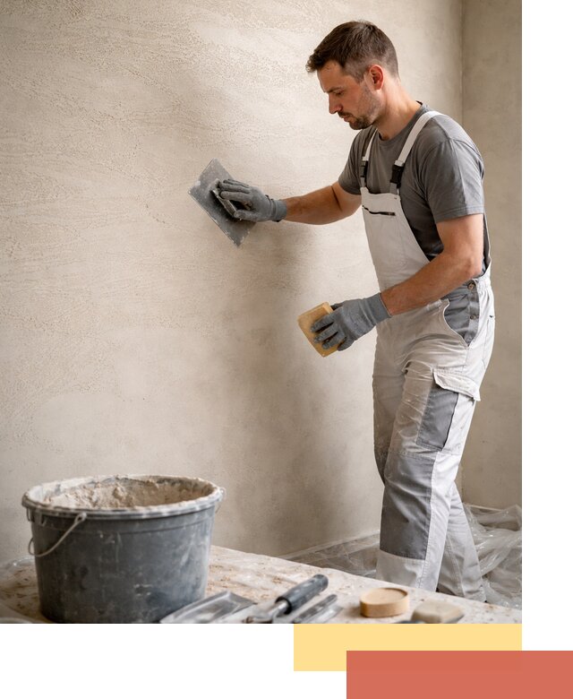 Декоративная штукатурка травертин в Саранске для стен и потолков