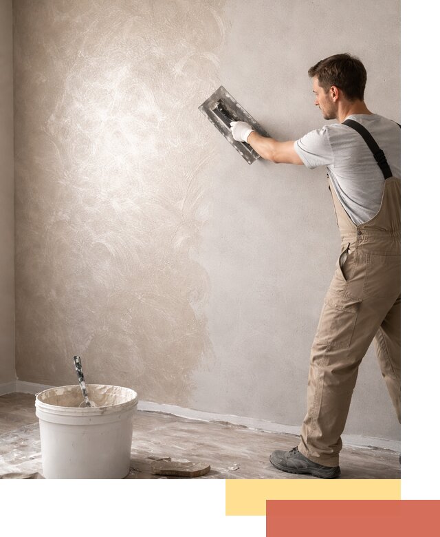 Декоративная штукатурка «Мокрый шелк» под ключ в Саранске