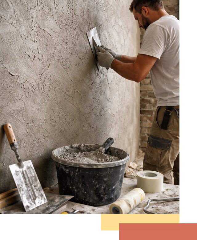 Декоративная штукатурка лофт в Саранске — отделка стен и потолков