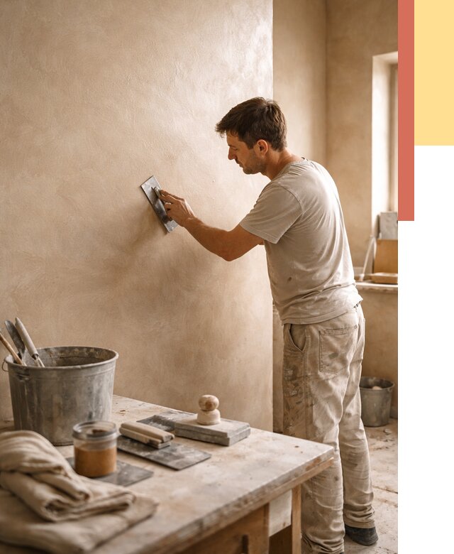 Марокканская штукатурка таделакт в Саранске под ключ от 4425 руб. | ОТДЕЛОЧНИК-Срн