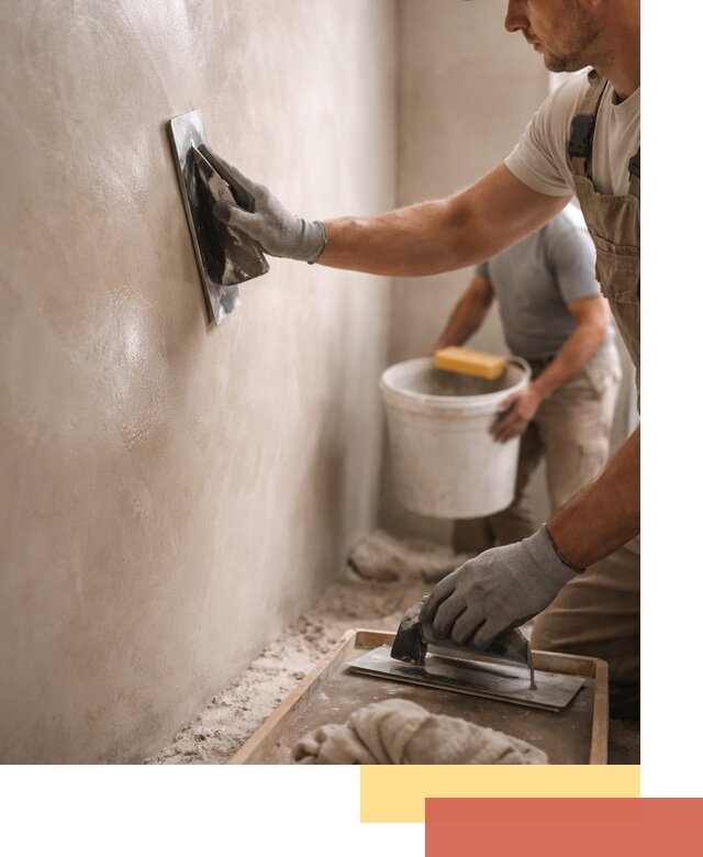 Нанесение марокканской штукатурки таделакт в Саранске