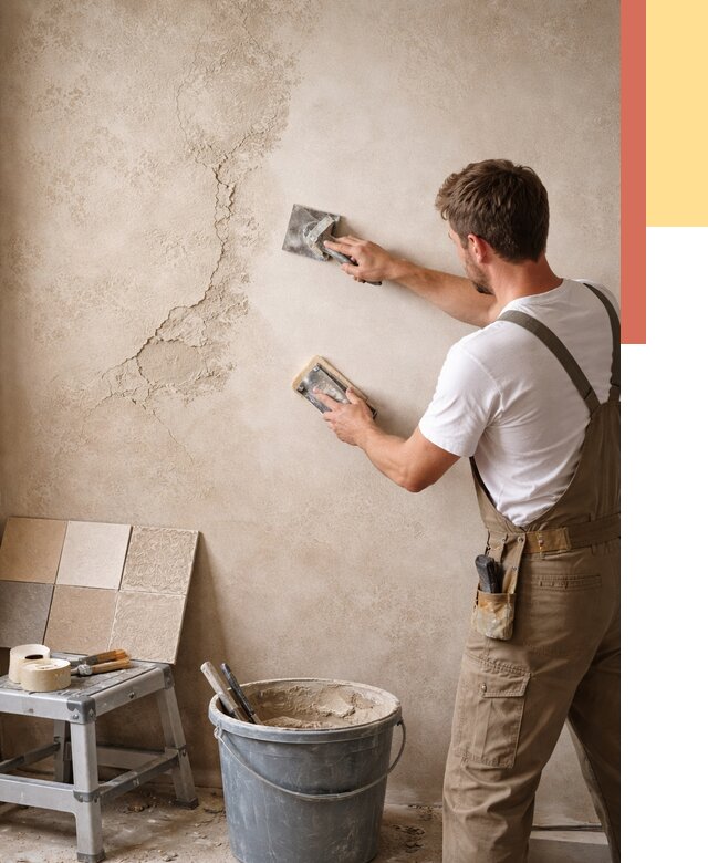 Ремонт декоративной штукатурки в Саранске от 4741 руб. под ключ | ОТДЕЛОЧНИК-Срн