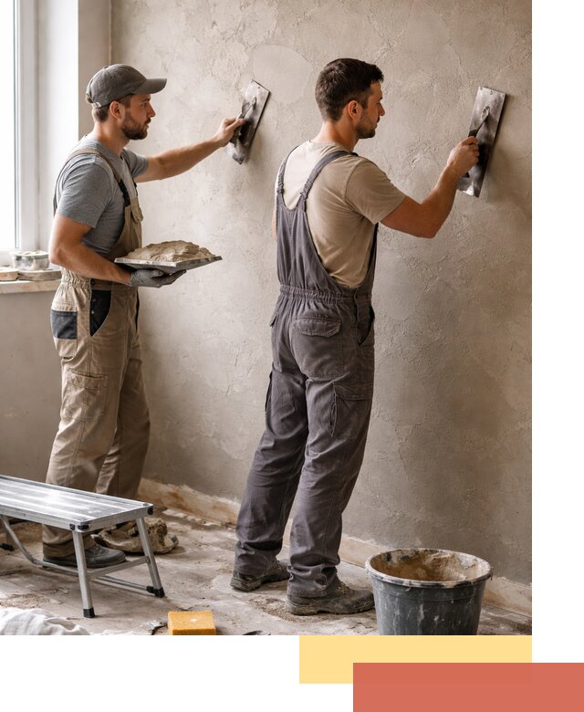 Ремонт декоративной штукатурки и восстановление фактуры в Саранске