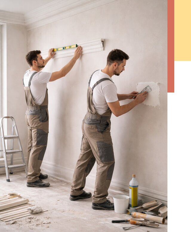 Монтаж лепнины на стены в Саранске от 4741 руб. — недорого, быстро | ОТДЕЛОЧНИК-Срн