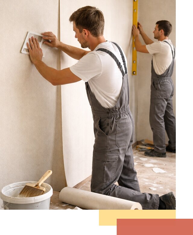 Поклейка бумажных обоев в Саранске качественно и недорого