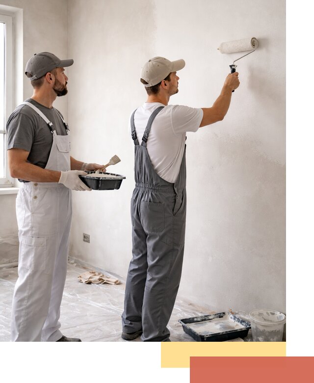 Покраска стен водоэмульсионной краской в Саранске