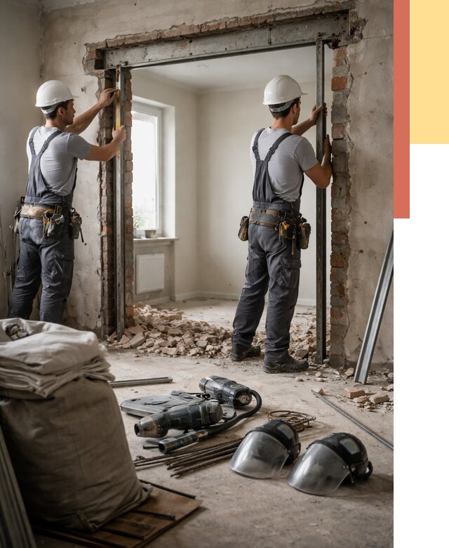 Расширение дверного проема в Саранске от 13170 руб. под ключ | ОТДЕЛОЧНИК-Срн