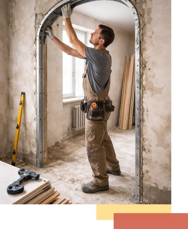 Устройство арочного проема в Саранске под ключ