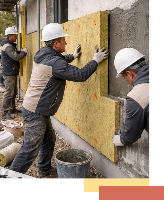 Утепление стен минватой в Саранске — тепло и звукоизоляция