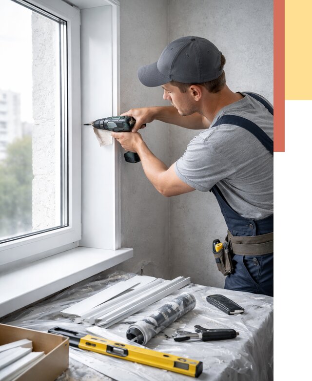 Установка пластиковых откосов в Саранске от 2371 руб. | ОТДЕЛОЧНИК-Срн монтаж, быстро и недорого