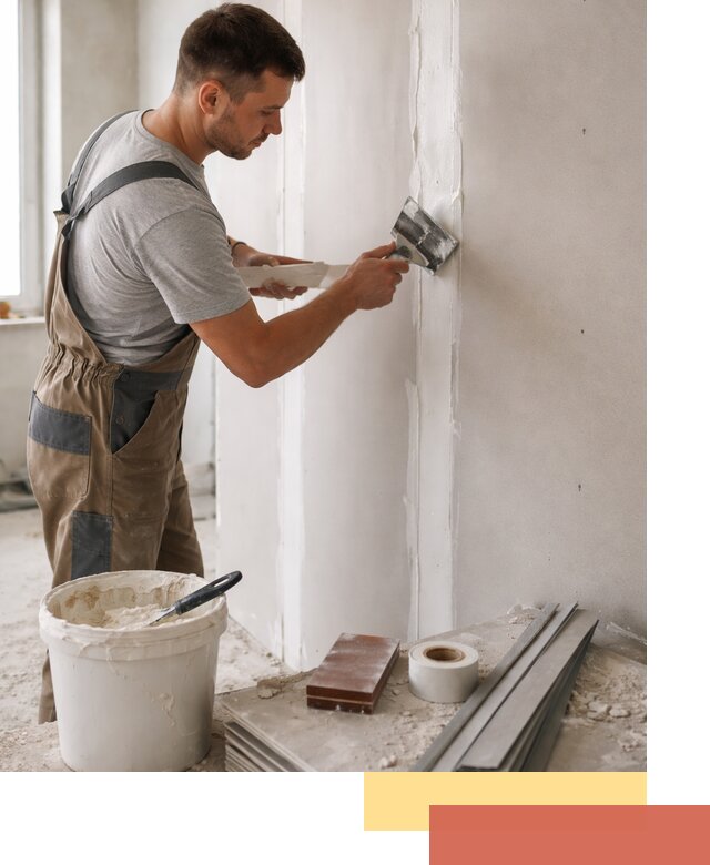 Шпаклевка перегородок из гипсокартона в Саранске качественно и быстро