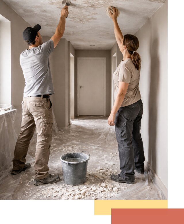 Удаление побелки с потолка в Саранске — быстро и аккуратно