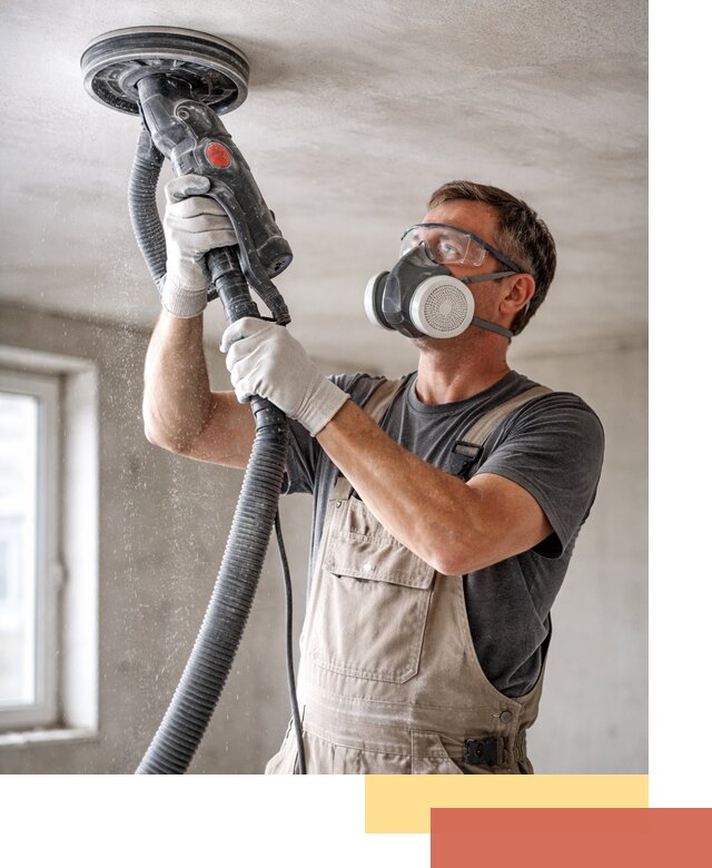 Шлифовка потолка в Саранске — качественная подготовка под отделку