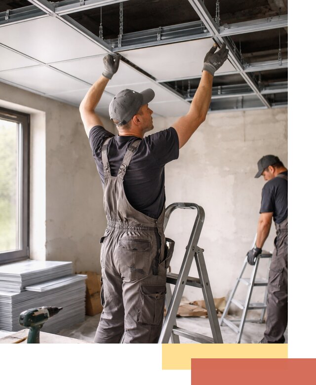 Монтаж кассетного потолка в Саранске качественно и быстро