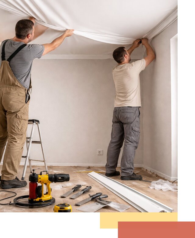 Монтаж ПВХ натяжного потолка в Саранске качественно и быстро