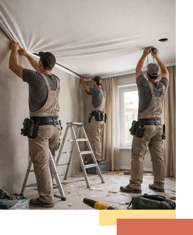 Монтаж матового натяжного потолка в Саранске качественно и быстро