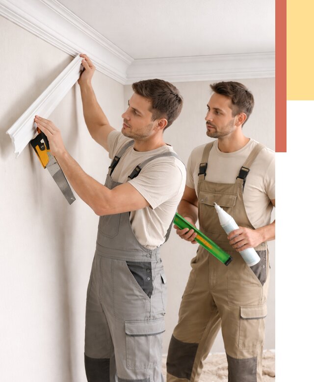 Монтаж потолочного плинтуса в Саранске от 2423 руб. — быстро и недорого | ОТДЕЛОЧНИК-Срн