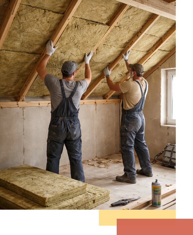 Утепление потолка минеральной ватой в Саранске