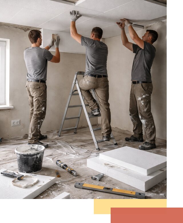 Утепление потолка пенопластом в Саранске быстро и качественно