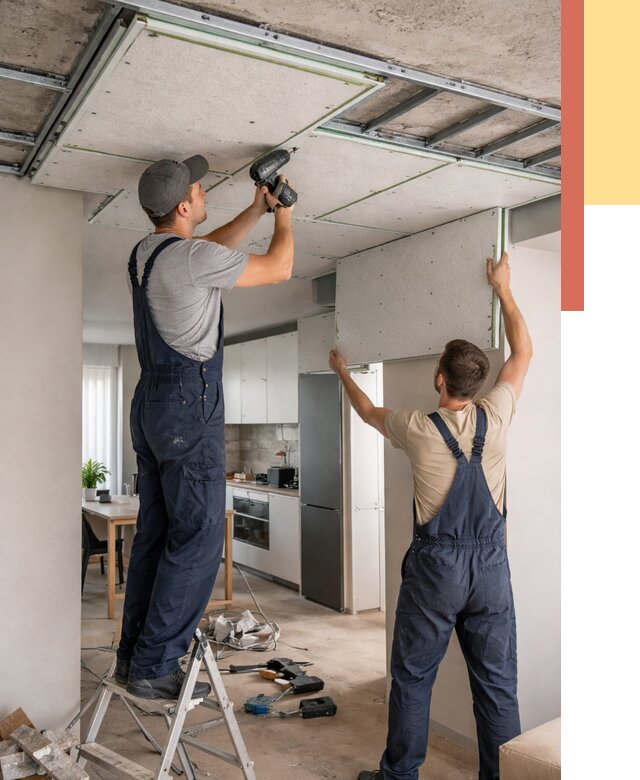 Шумоизоляция потолка панелями зипс в Саранске от 1949 руб. под ключ | ОТДЕЛОЧНИК-Срн